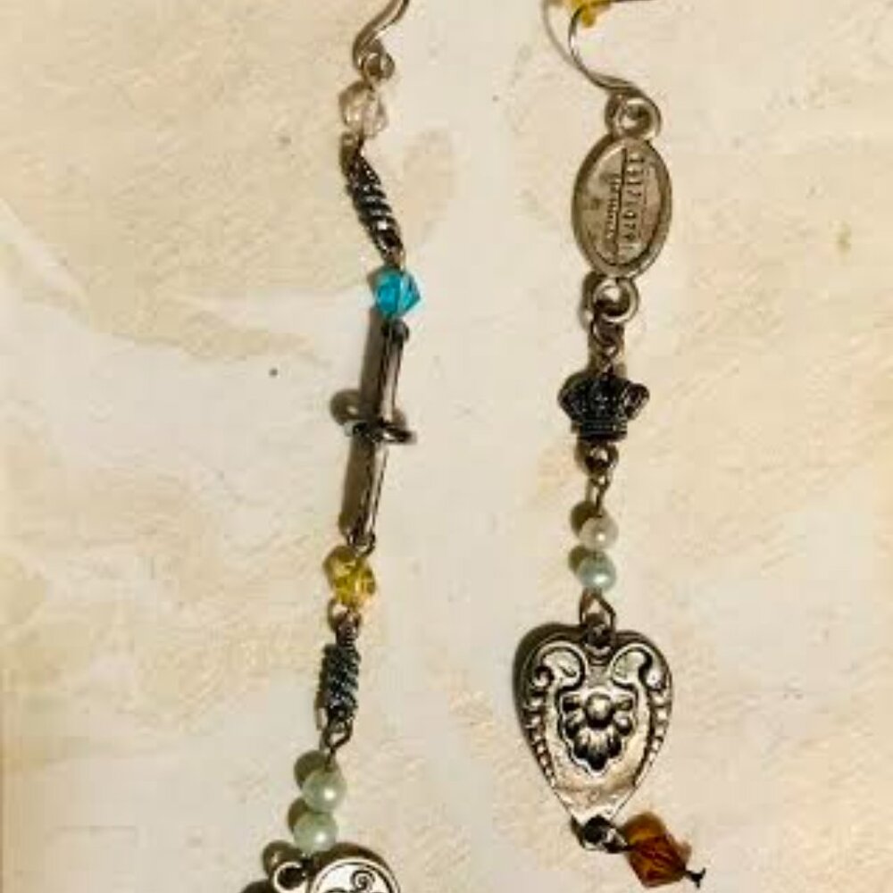 Two Pairs of Asymmetric Drop Statement Earrings for a price of one - Picture 5 of 5